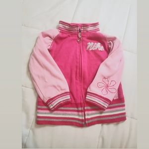 Pink Girls Size 4T Nike Zip Up Jacket